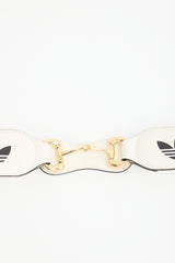 Gucci X Adidas Leather Logo Belt