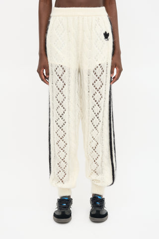 Gucci X Adidas Mohair Logo Pant