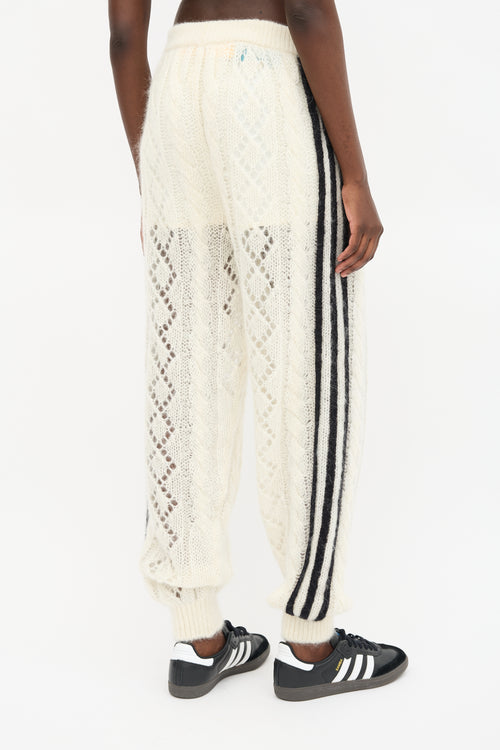 Gucci X Adidas Mohair Logo Pant