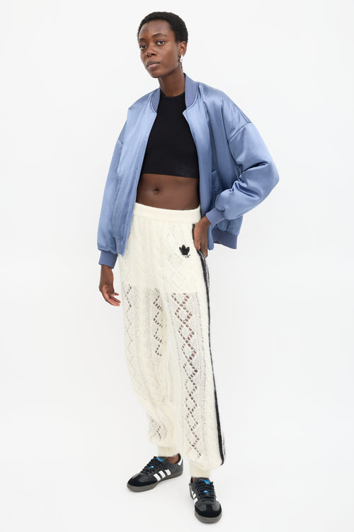 Gucci X Adidas Mohair Logo Pant