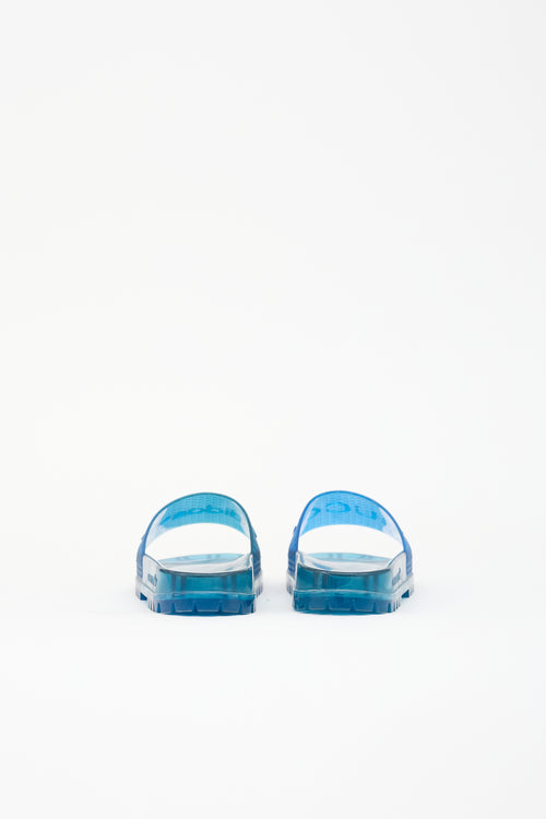 Gucci X Adidas Rubber Logo Slide