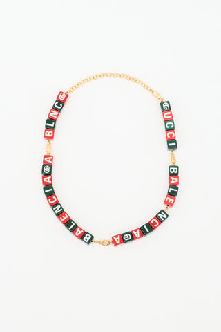 Gucci X Balenciaga Hacker Project Necklace