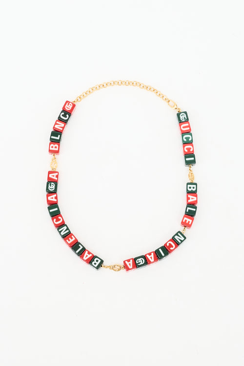 Gucci X Balenciaga Hacker Project Necklace