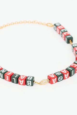 Gucci X Balenciaga Hacker Project Necklace
