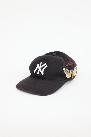 Gucci X NY Yankees Embroidered Baseball Hat