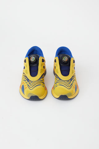 Gucci Yellow & Multi Ultrapace R Sneaker