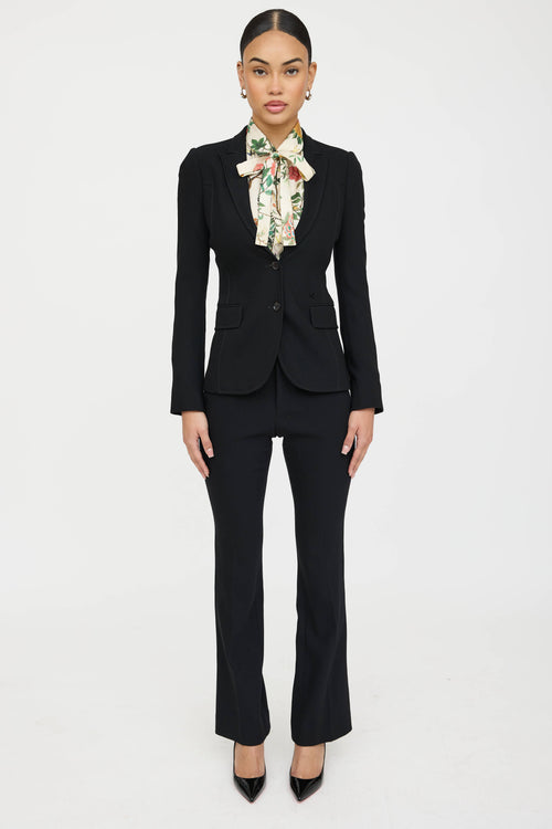 Gucci Wool Blazer Co-Ord Set