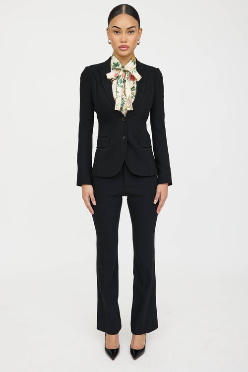 Gucci Wool Blazer Co-Ord Set