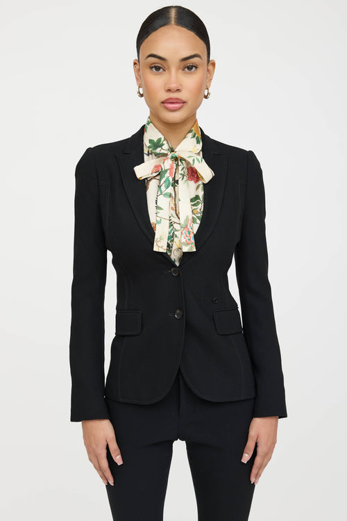Gucci Wool Blazer Co-Ord Set