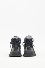 Gucci Black Leather Flashtrek Boot