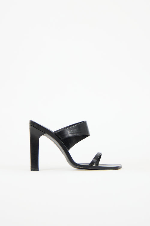 Gucci Vintage Leather Strap Heel