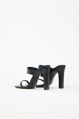 Gucci Vintage Leather Strap Heel