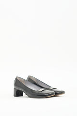 Gucci Vintage Black Patent Leather Pump