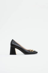 Gucci Leather Horsebit Malaga Heel