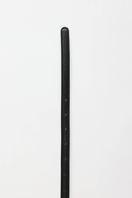 GucciLeather Hardware Slim Belt