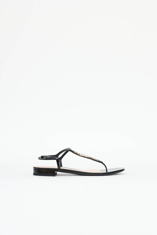 Gucci Patent Signoria Sandal
