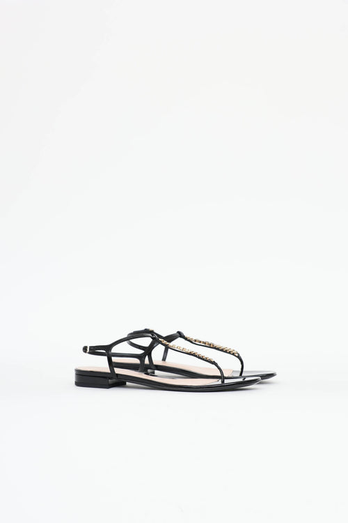 Gucci Patent Signoria Sandal