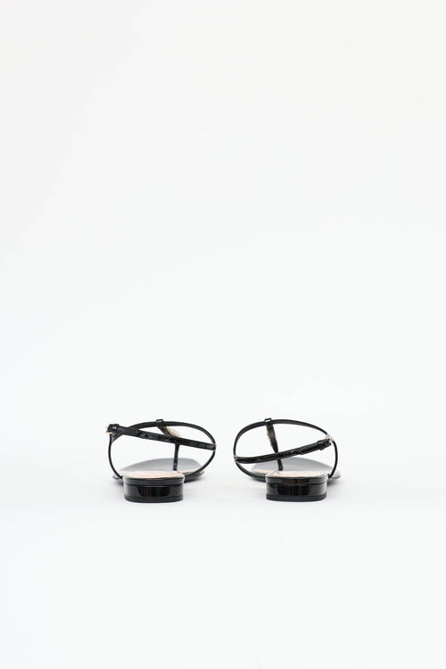 Gucci Patent Signoria Sandal