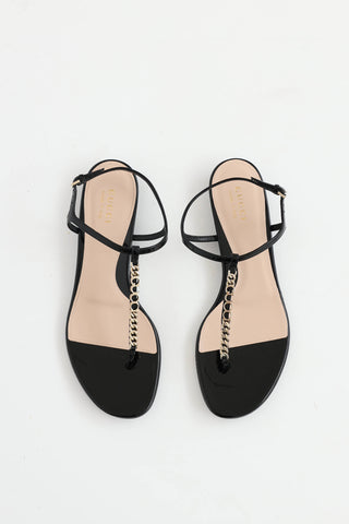 Gucci Patent Signoria Sandal