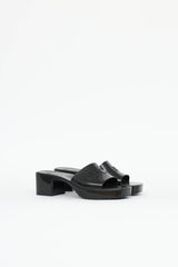 Gucci Rubber Logo Mule
