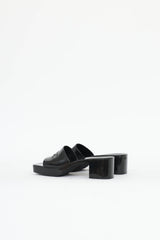 Gucci Rubber Logo Mule