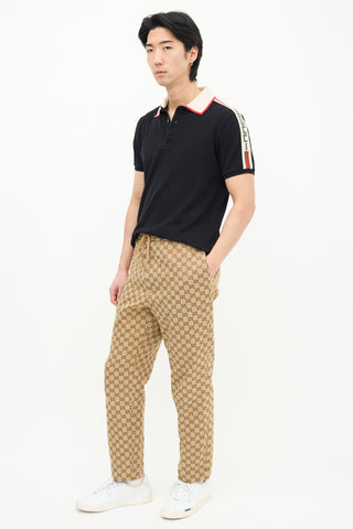 Gucci Beige GG Canvas Jogging Pant