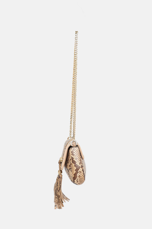 Gucci Python Marrakech Shoulder Bag