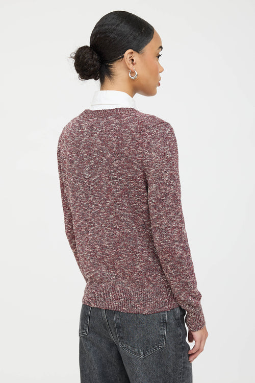 Gucci Knit Speckled Cardigan