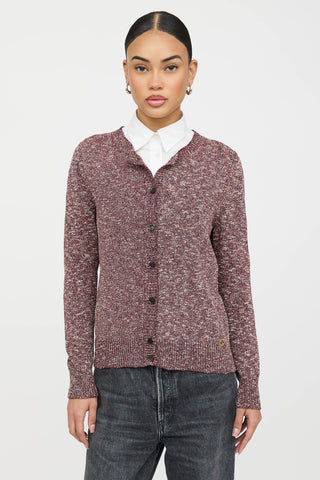 Gucci Knit Speckled Cardigan