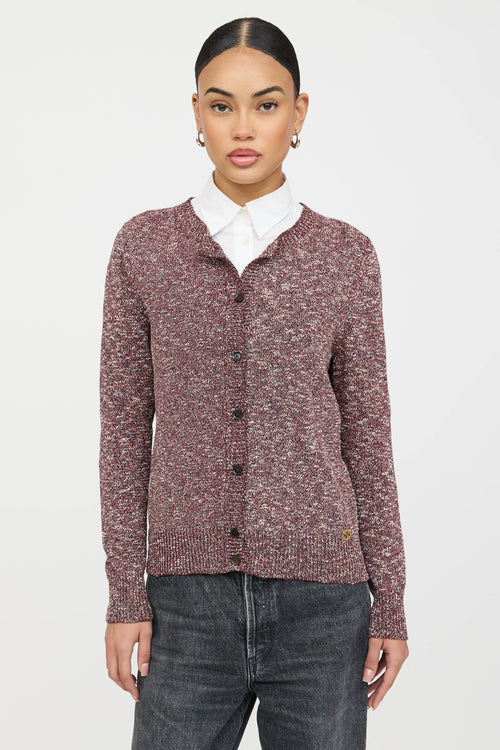 Gucci Knit Speckled Cardigan
