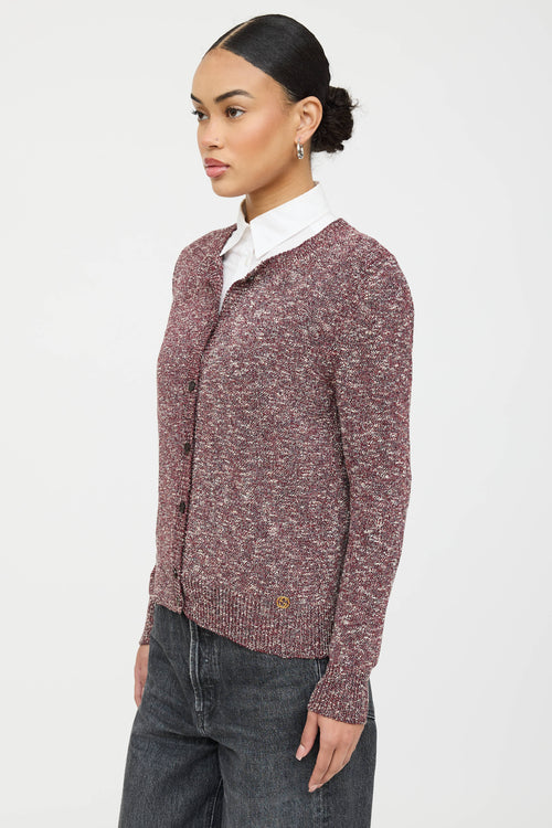 Gucci Knit Speckled Cardigan