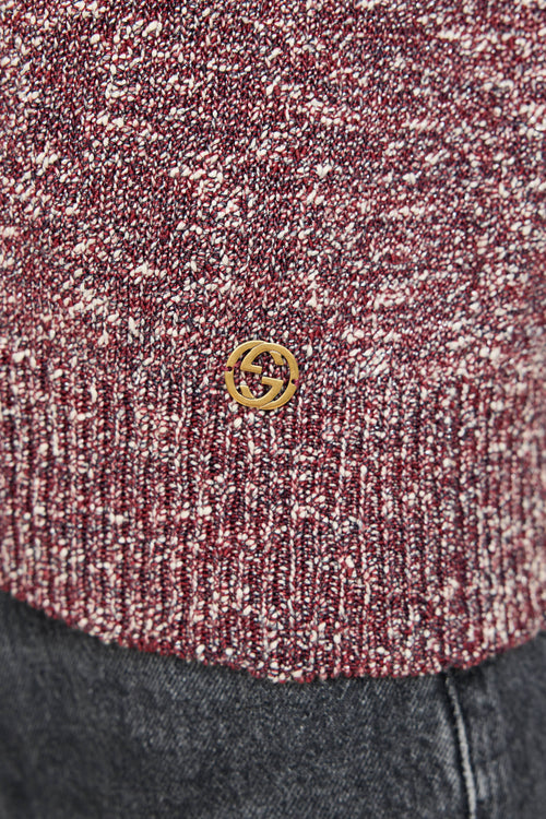 Gucci Knit Speckled Cardigan