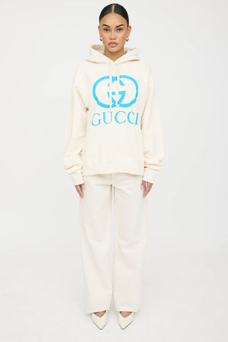 Gucci X Doraemon Logo Hoodie