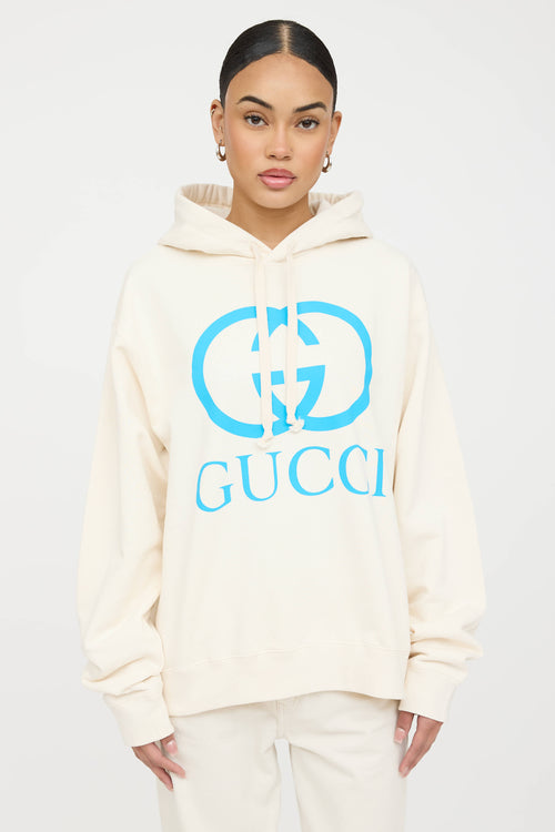 Gucci X Doraemon Logo Hoodie