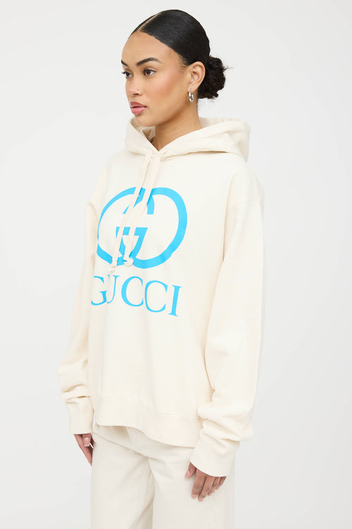 Gucci X Doraemon Logo Hoodie