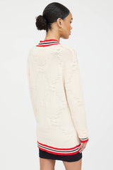 Gucci Knit Striped GG Cardigan