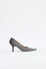 Gucci Velvet Pointed Toe Pump