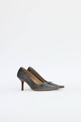 Gucci Velvet Pointed Toe Pump