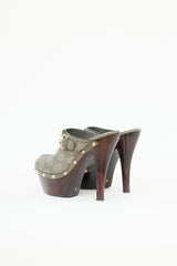 Gucci Guccissima Janis Clogs