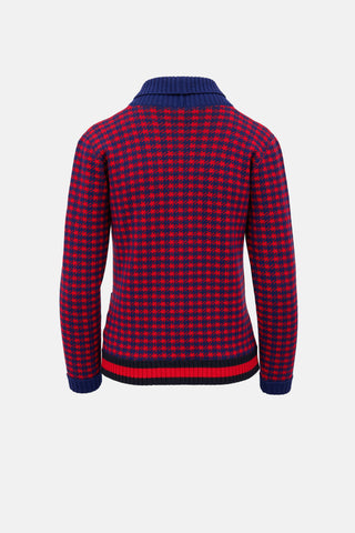 Gucci Kids Wool Houndstooth Cardigan