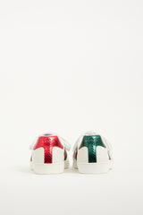 Gucci White Leather Ace Bee Sneaker