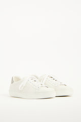 Gucci White Leather GG Ace Sneaker