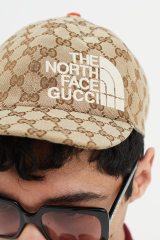 Gucci x The North Face Brown Monogram Hat