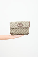 Gucci Brown Ophidia Small Belt Bag