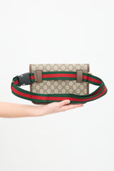 Gucci Brown Ophidia Small Belt Bag