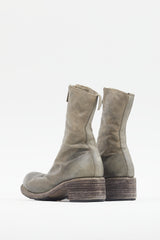 Guidi Grey Leather PL2 Front Zip Boot