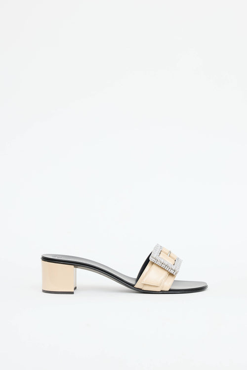 Giuseppe Zanotti Patent Miss Buckle Sandal