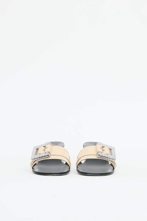 Giuseppe Zanotti Patent Miss Buckle Sandal