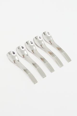 Guzzini Stainless Steel 4.25" 6 Piece Spoons