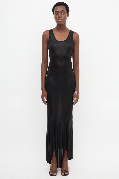 Haider Ackermann Foil Stretch Mermaid Dress